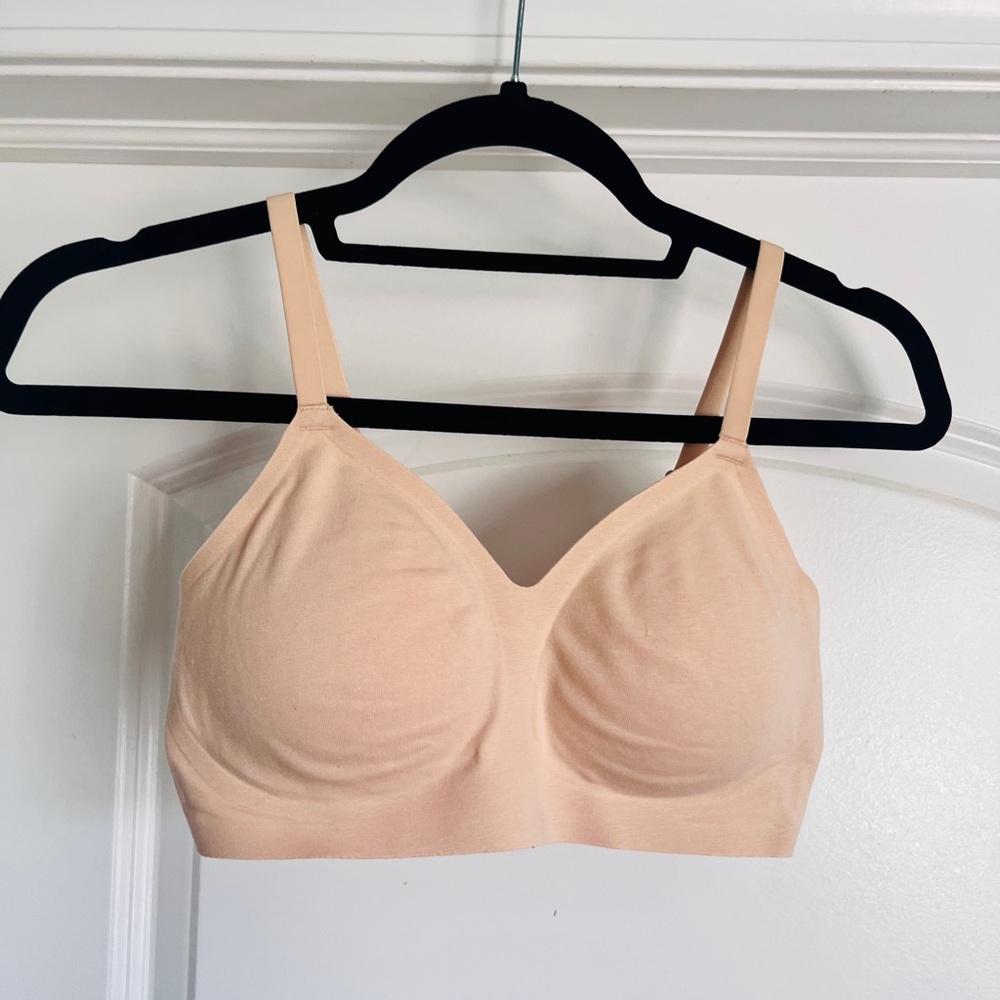 Cuddl Duds Soft Beige Bra